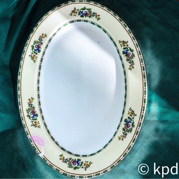 Vintage Grafton 16” Oval Serving Platter by Meito of Japan - Picture 3 of 8